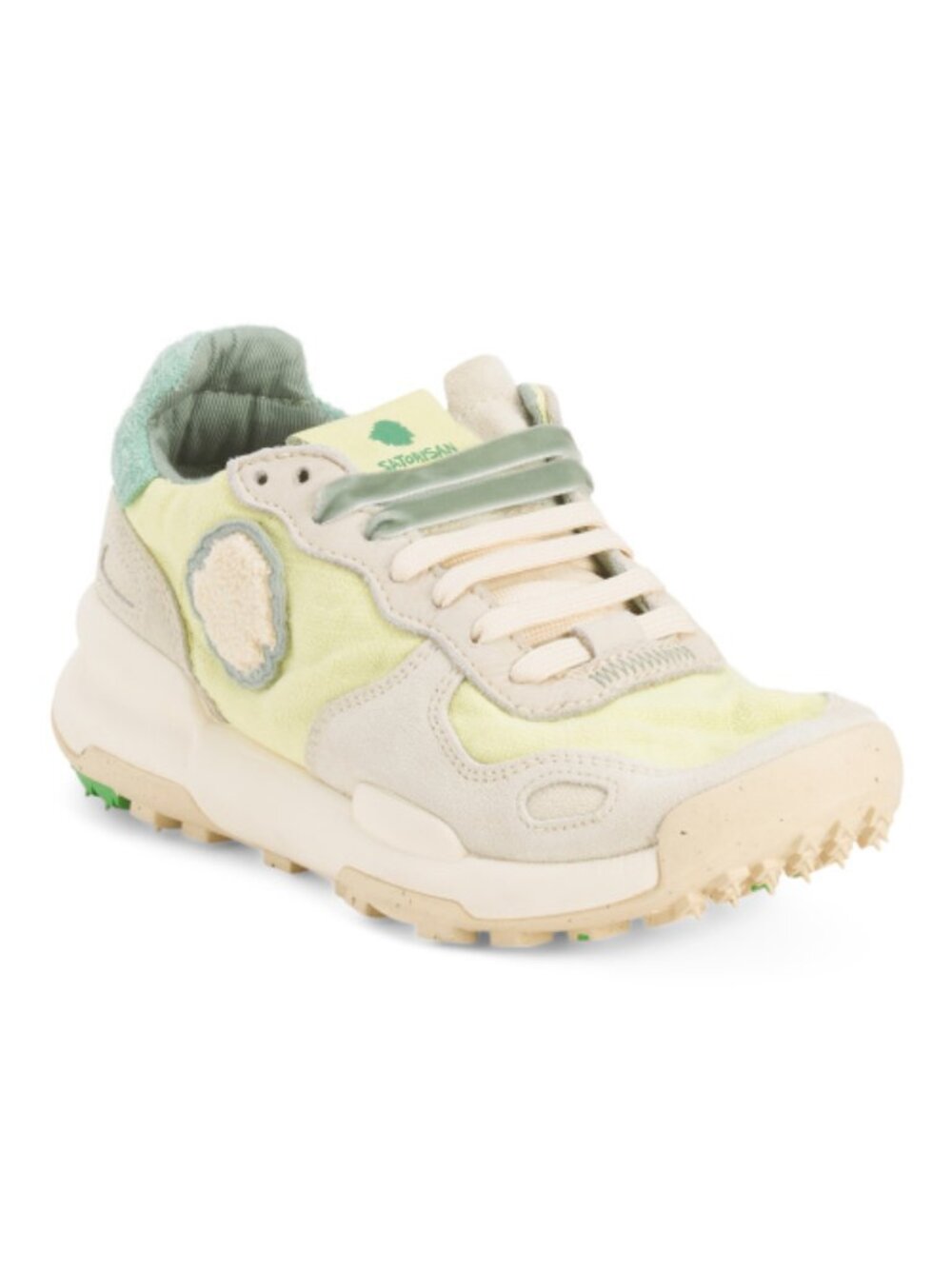 SATORISAN Chacrona Leaf Sneakers With Suede Panels